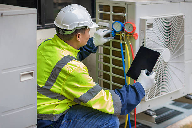 Professional Hvac technician working in McDonough, GA
